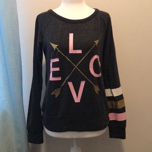 Chaser Love Arrows Pullover XS